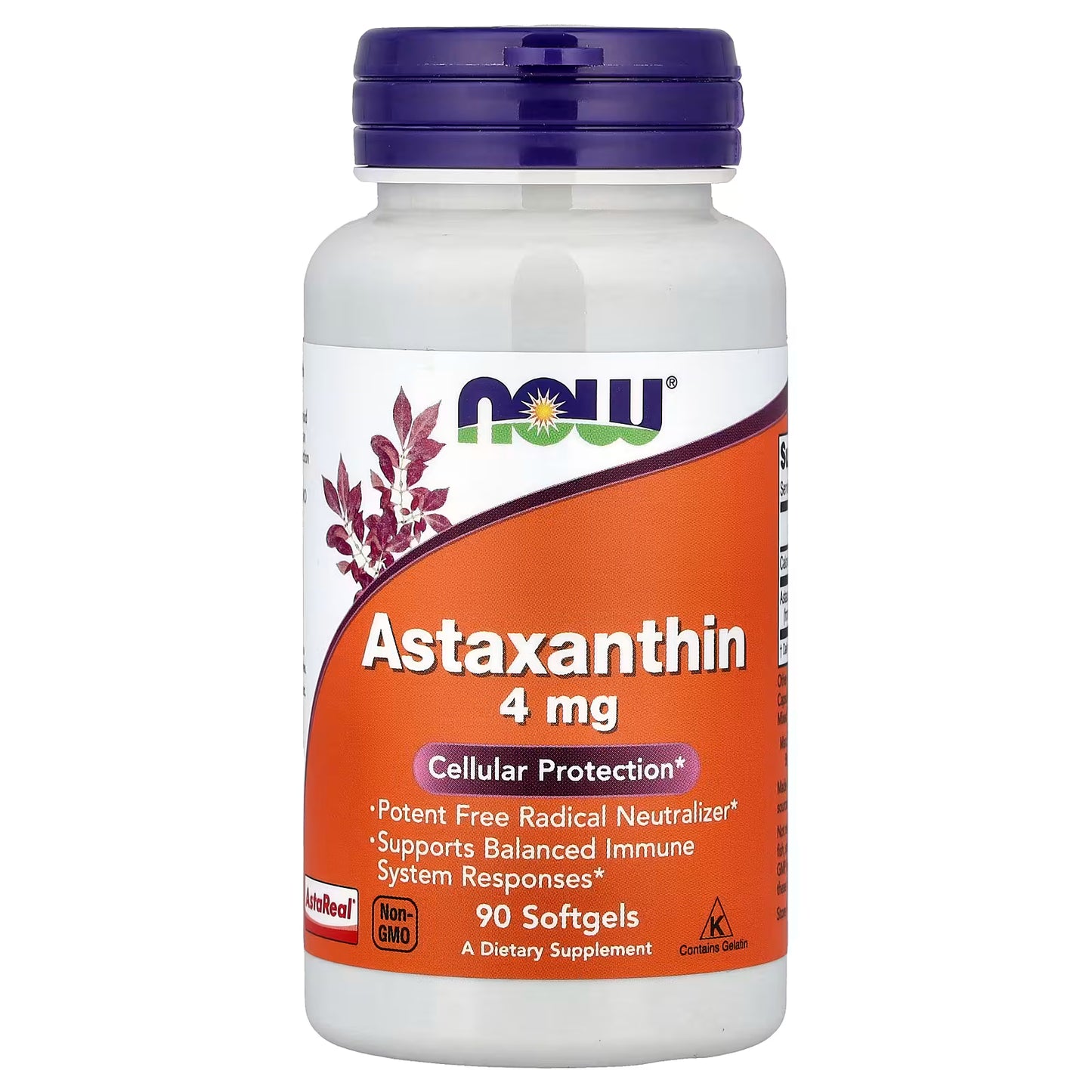 NOW Foods, Astaxanthin, 4mg, 90 Softgels