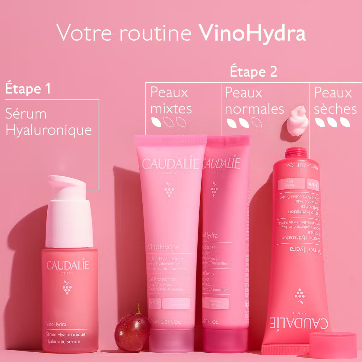 Caudalie VinoHydra Sérum à l'Acide Hyaluronique