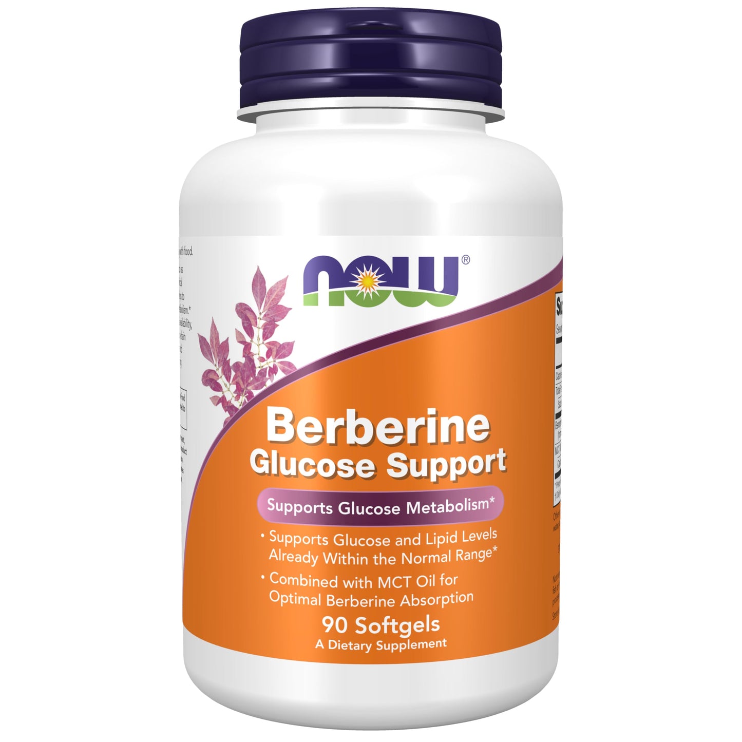 NOW Foods Supplements, Berberine Glucose Support, 90 Softgels
