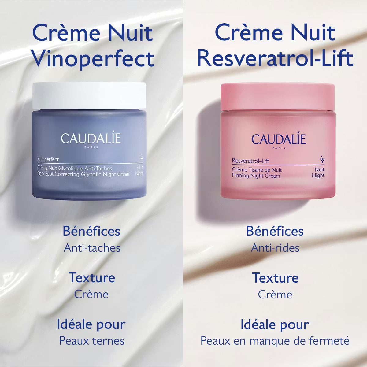 Caudalie Vinoperfect Crème Nuit Anti-Taches à l'acide Glycolique