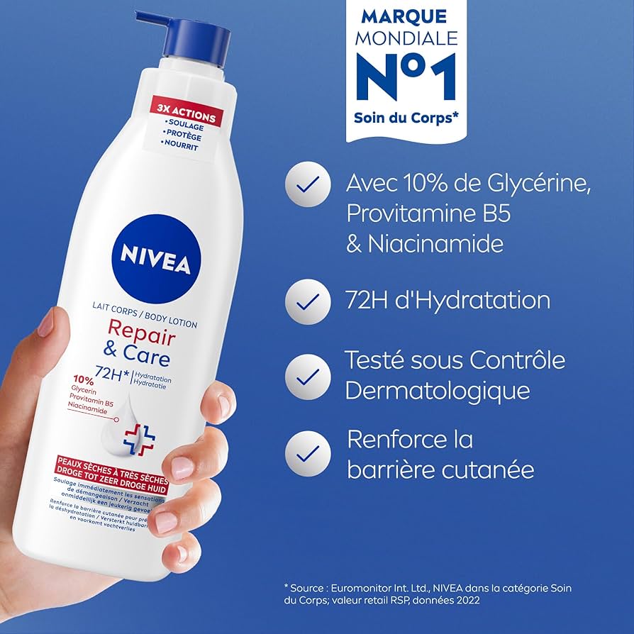 Nivea Lait Hydratant Reparateur & Soin 250ml