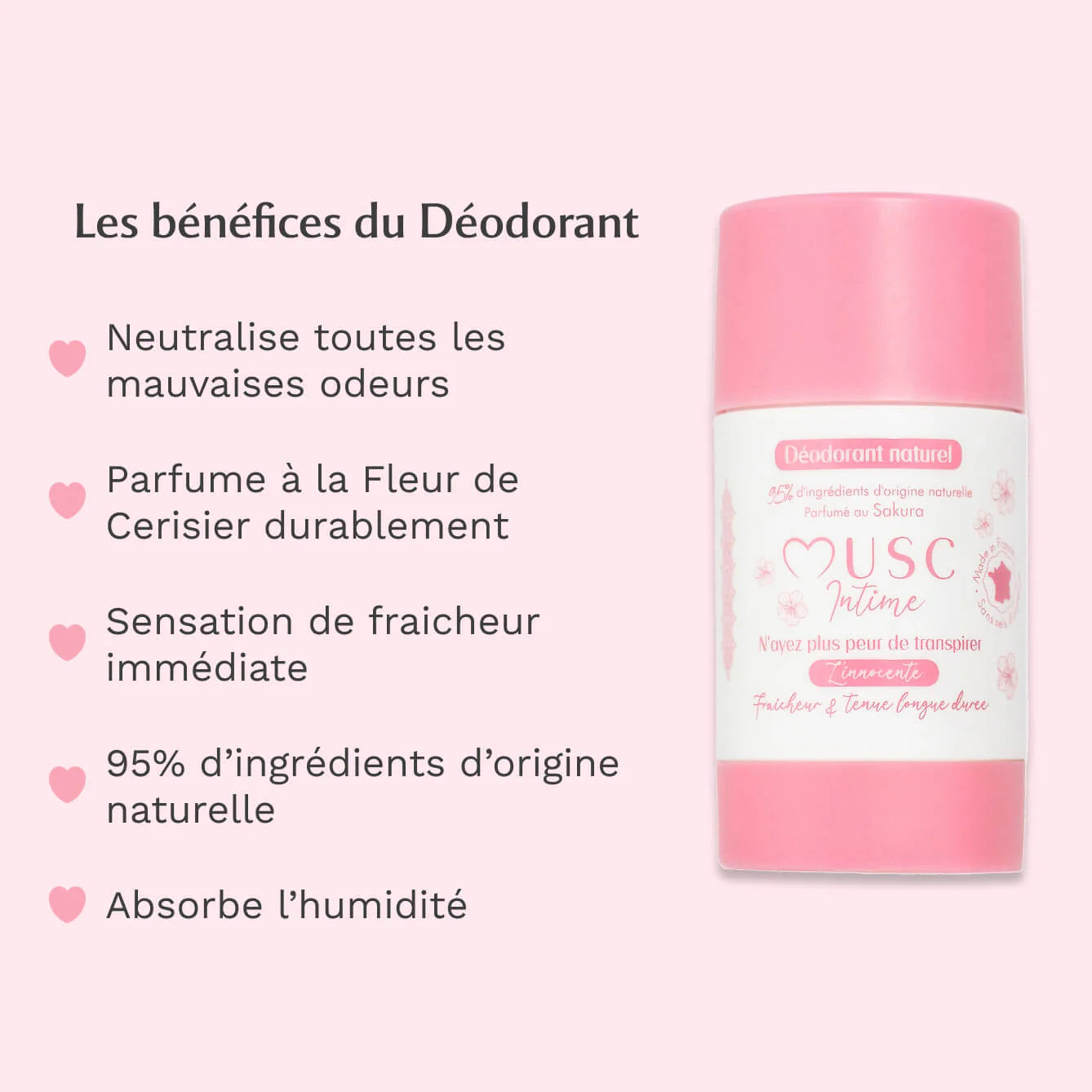 Déodorant Sakura de Musc Intime