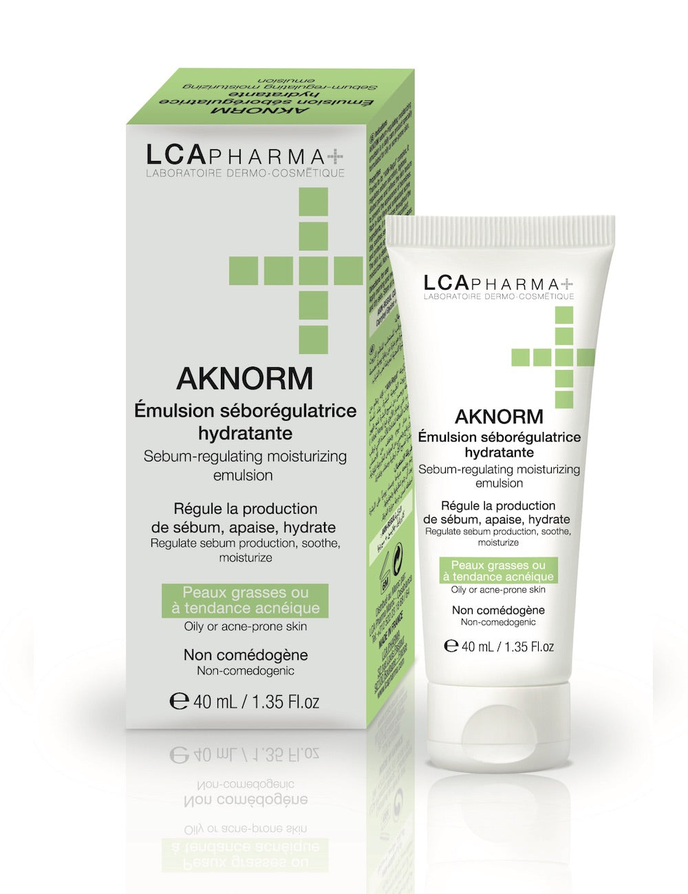 LCA AKNORM EMULSION SEBOREGULATRICE HYDRATANTE 40ML