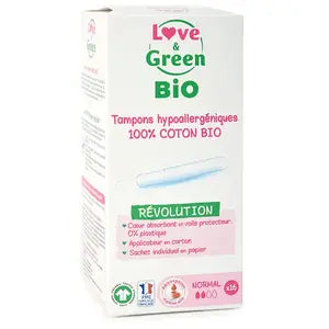 Love & Green Organic Hypoallergenic Tampons