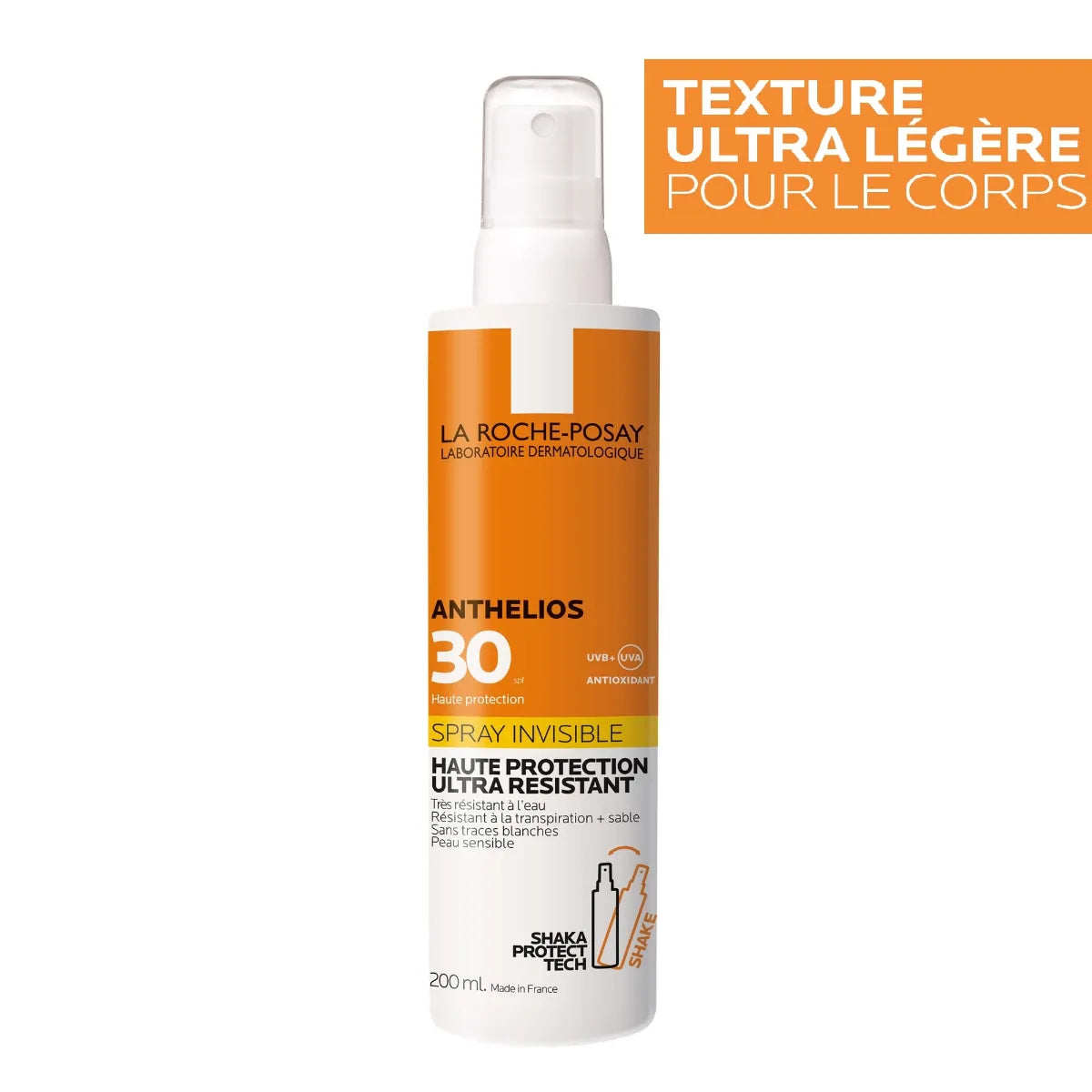 LA ROCHE POSAY ANTHELIOS - SPF30 Spray Solaire Invisible Corps, 200ml