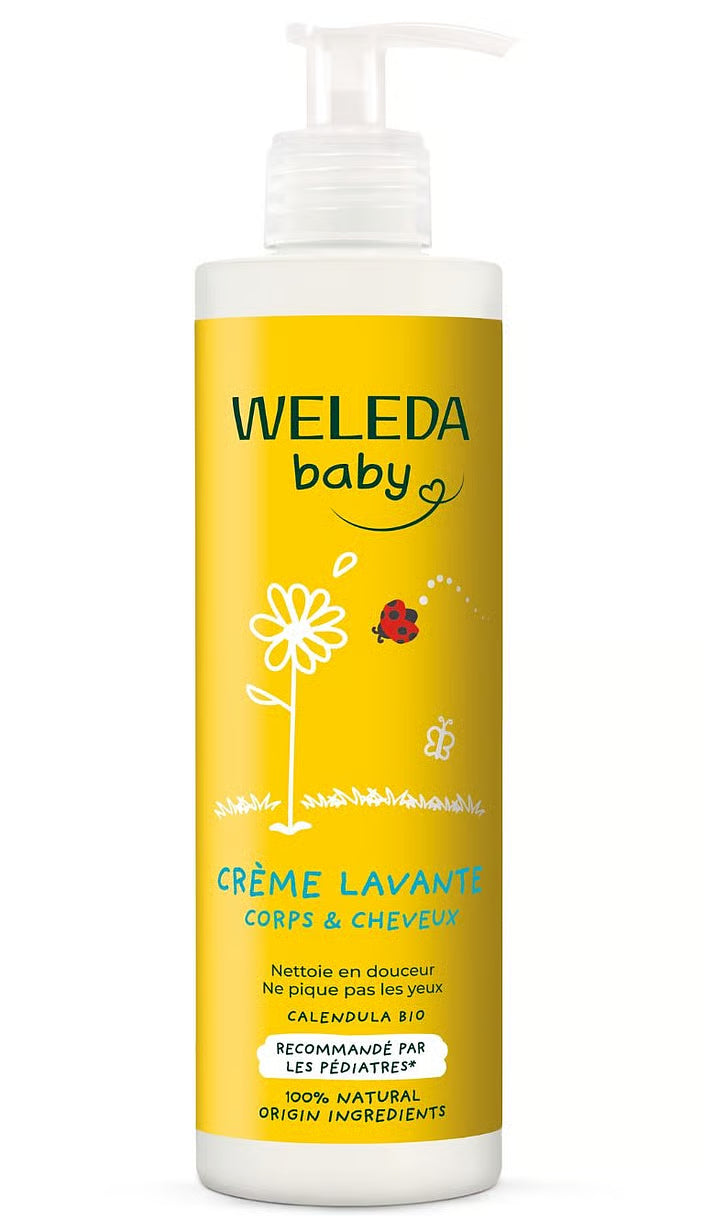 Crème lavante Corps et Cheveux au Calendula