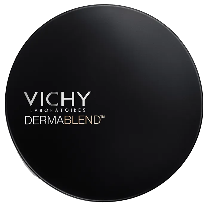 Vichy DERMABLEND COVERMATTE - 35 - Poudre Compacte Matifiante peaux Normales Sable, 9,5g