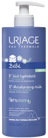 Bebe 1Er Lait Hydratant Visage Et Corps 500Ml Uriage