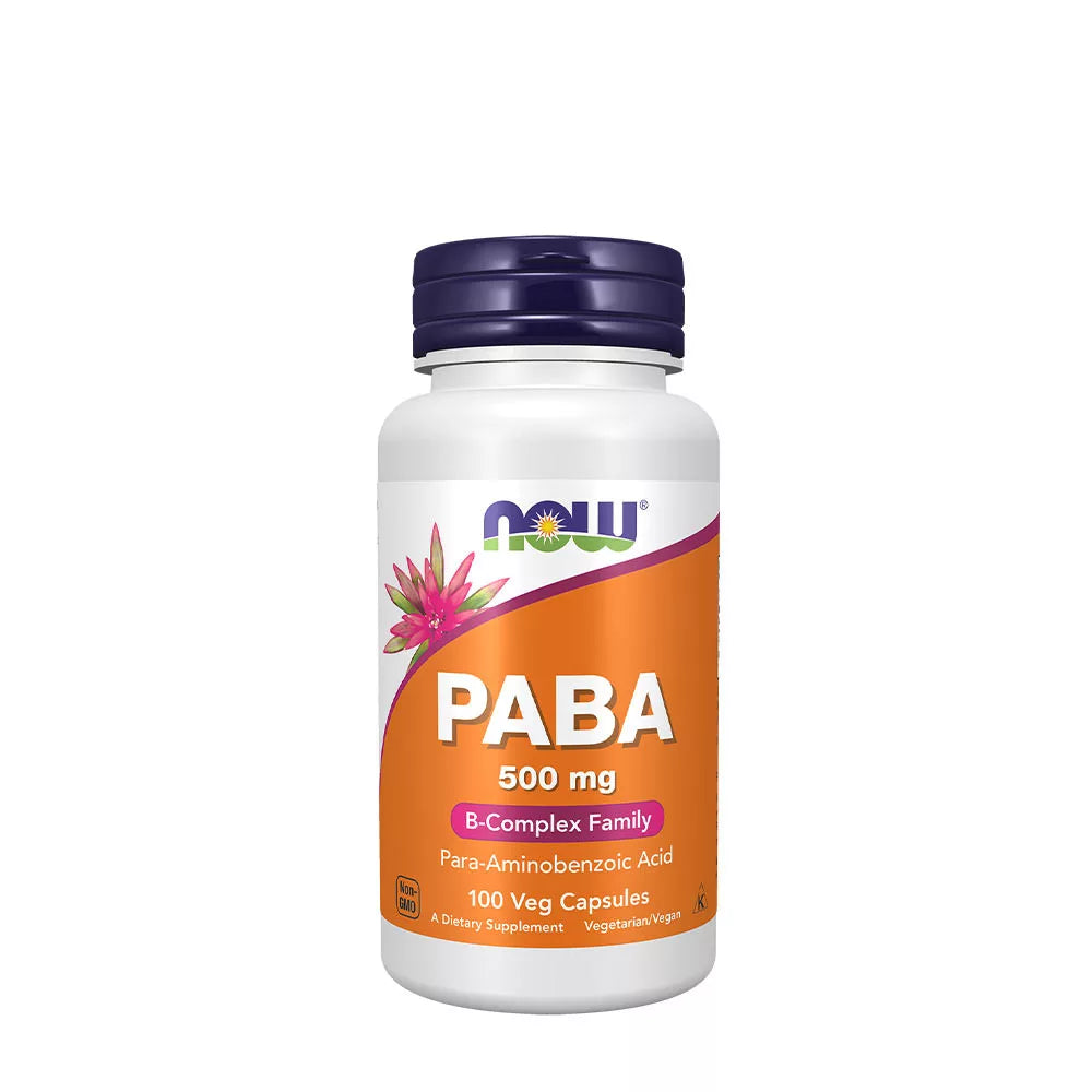 Now Foods PABA 500 mg (100 Capsule végétale)