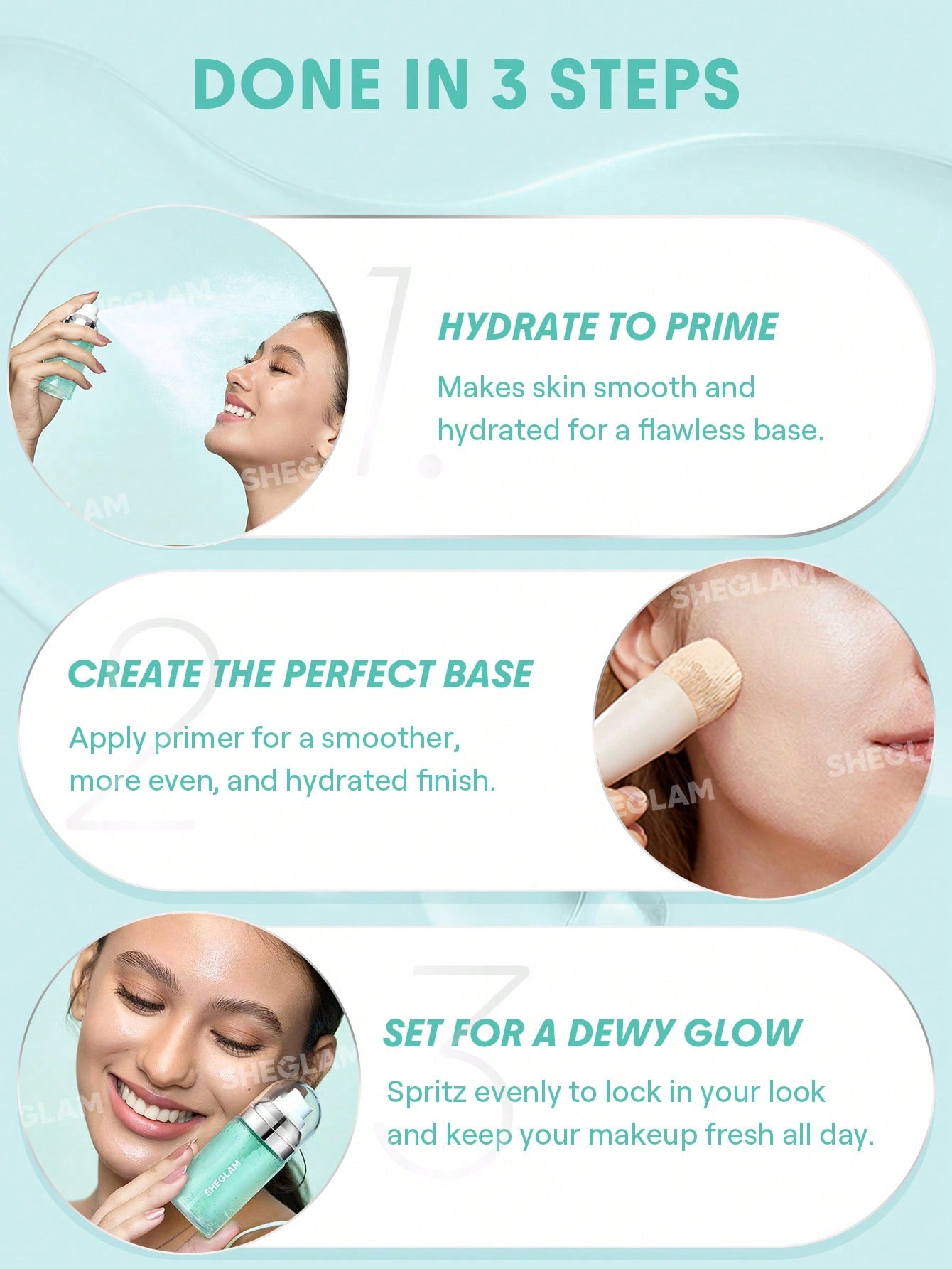 Sheglam Good Grip Hydrating Prime & Set Spray