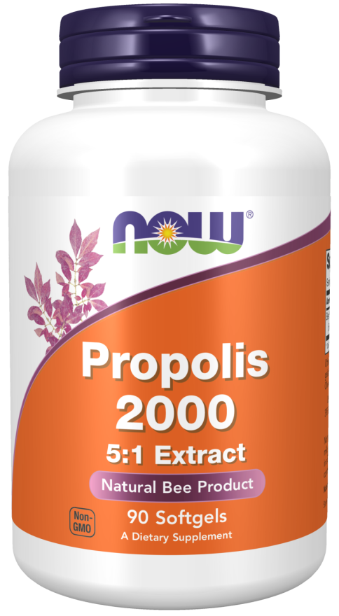 NOW Foods Propolis 2000 5:1 Extract - 90 Softgels