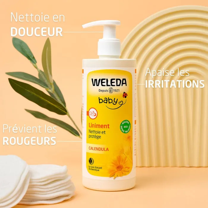 Weleda BÉBÉ - Liniment au Calendula Bio, 400ml