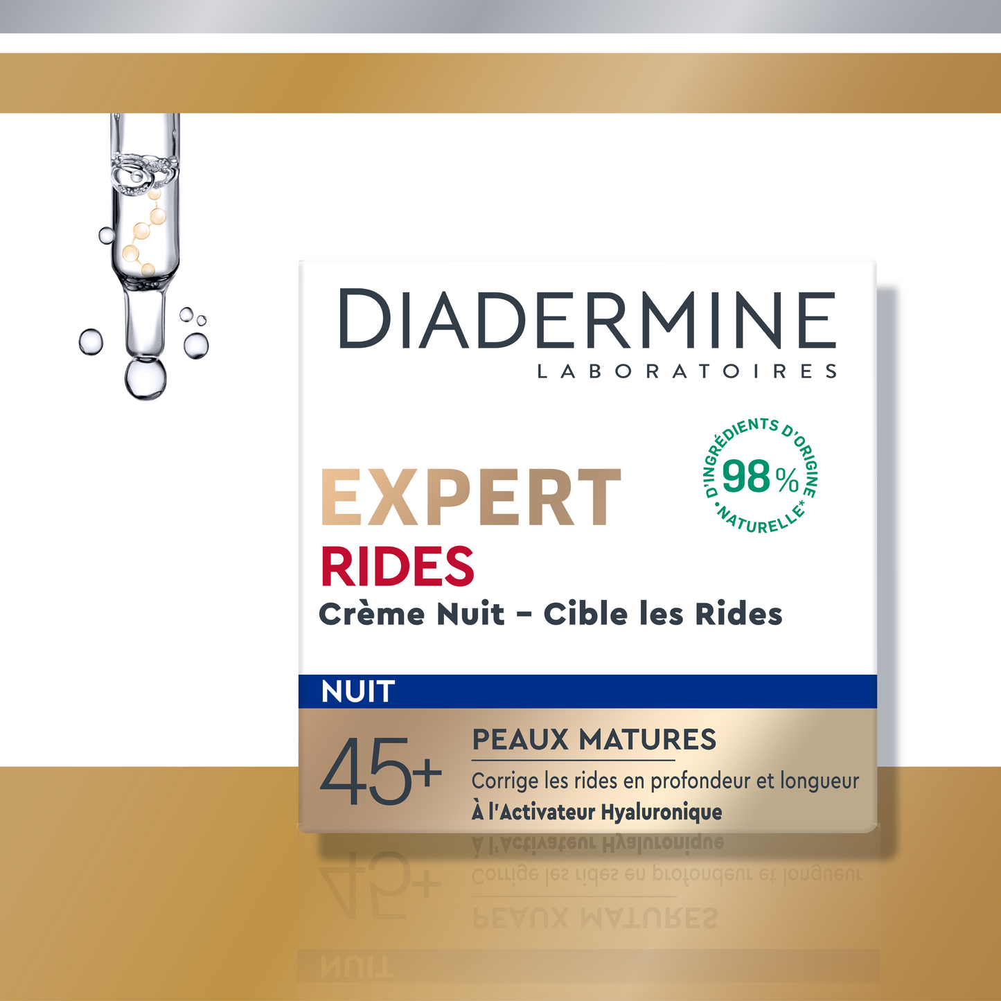 Diadermine Expert Rides Anti Rides Créme Nuit Peaux Matures 50ml