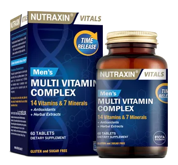 Nutraxin Vitals: complexe multi vitamines pour Hommes