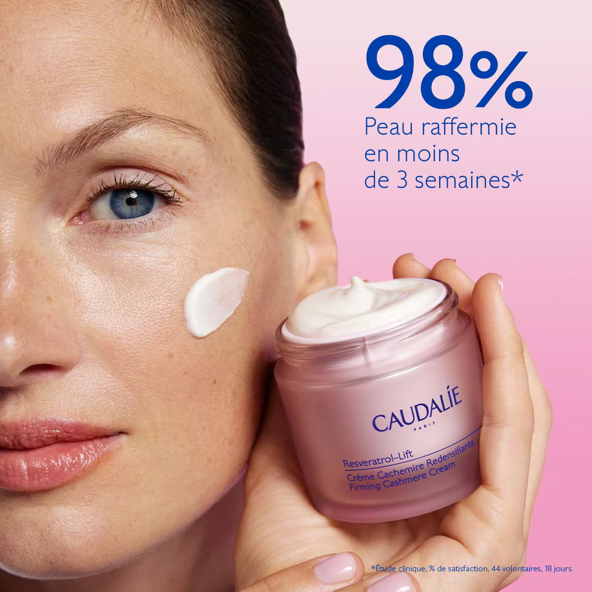 Caudalie Crème Cachemire Redensifiante au Resvératrol, alternative au Rétinol - Recharge