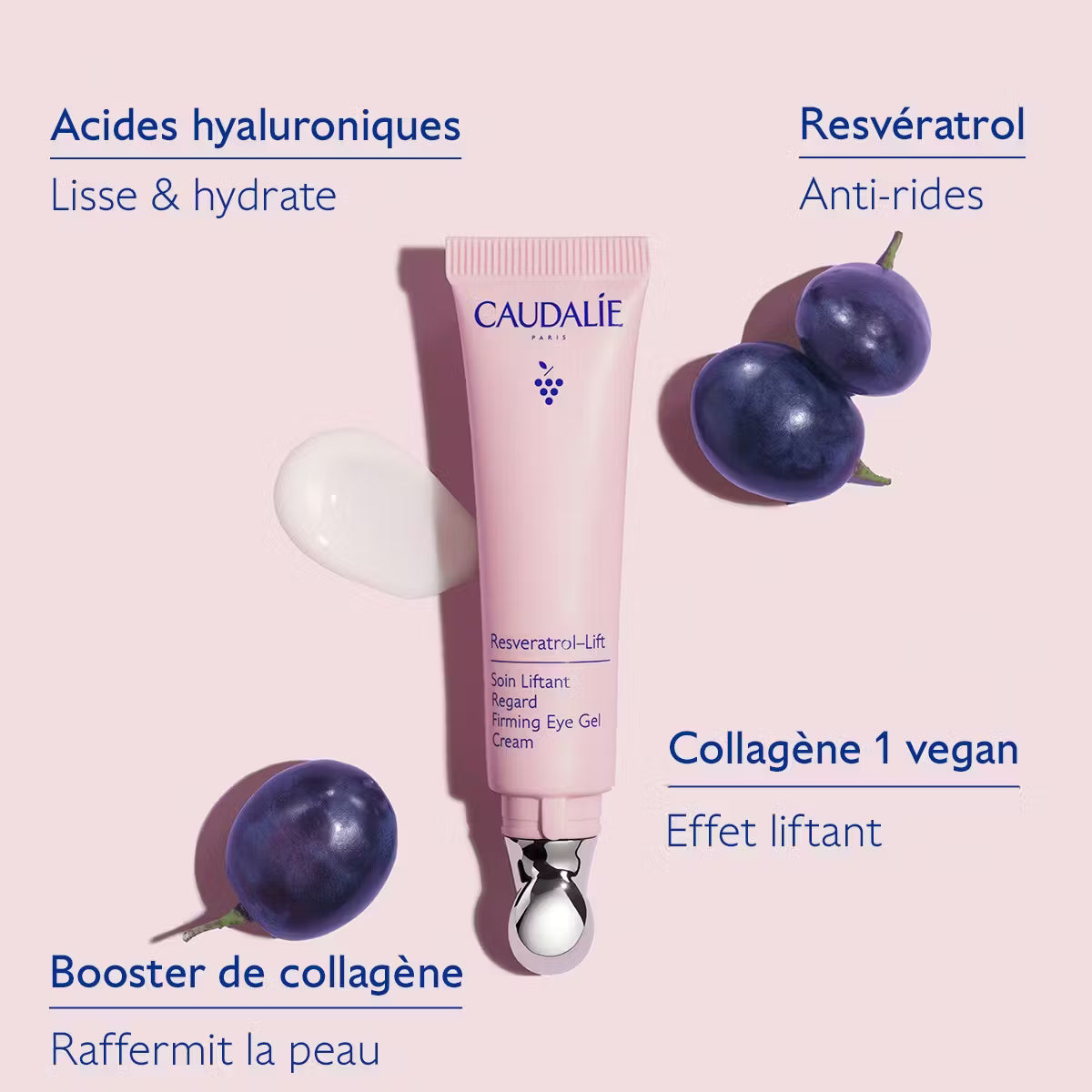Caudalie Resveratrol-Lift Soin Liftant Regard au Resvératrol, alternative au Rétinol