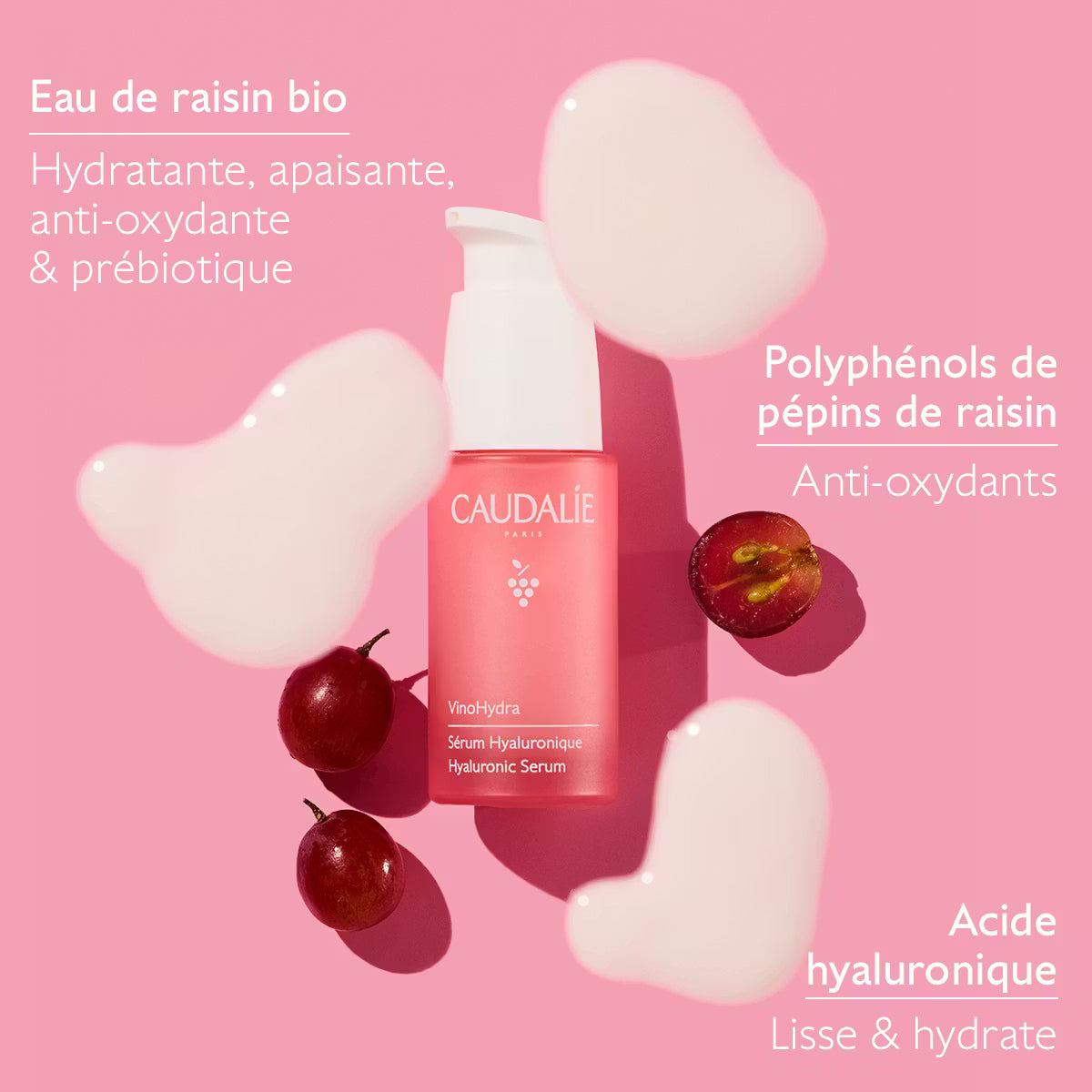 Caudalie VinoHydra Sérum à l'Acide Hyaluronique
