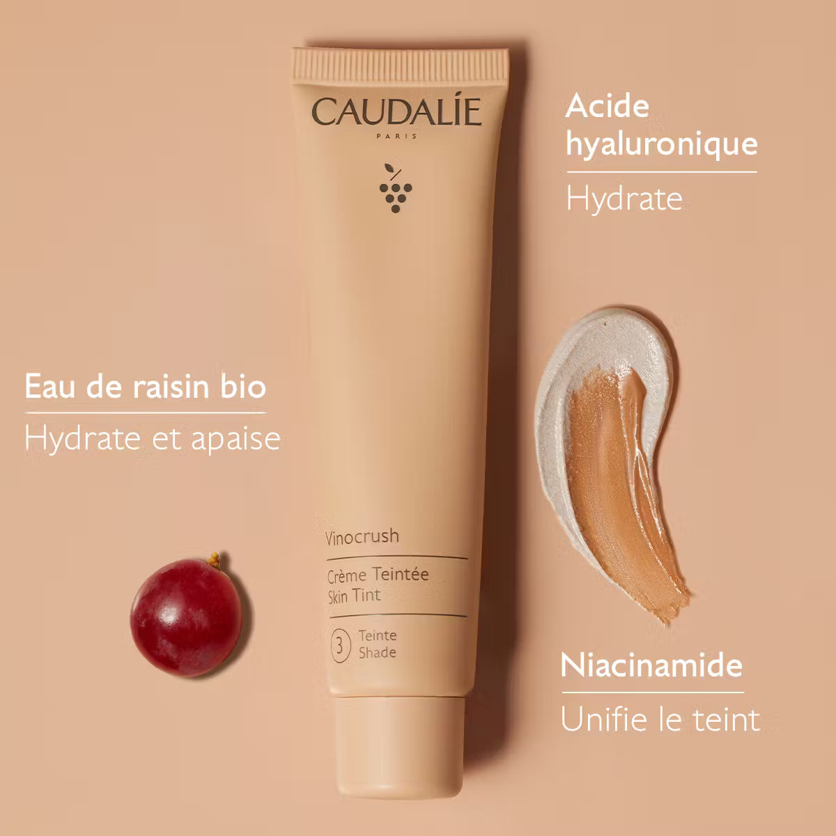 Caudalie Vinocrush CC Crème - Teinte 3
