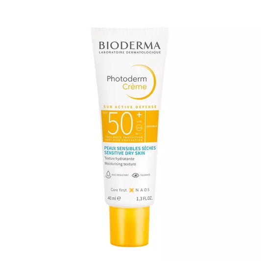 BIODERMA PHOTODERM - Crème Solaire Invisible SPF50+ Peaux Sensibles Sèches, 40ml