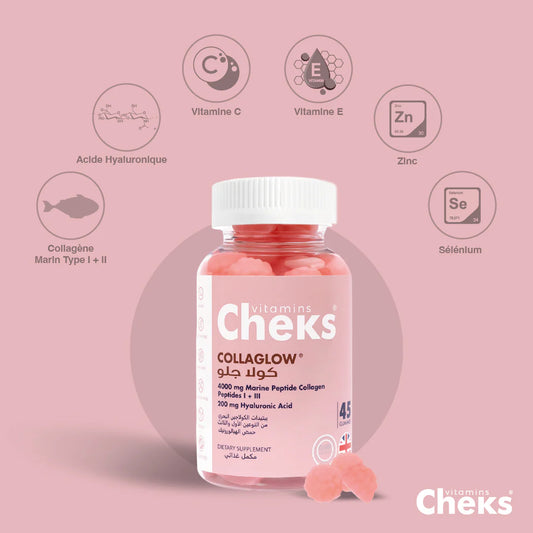 Cheks COLLAGLOW Marine Collagen + Hyaluronic Acid