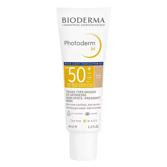 Bioderma Photoderm M Gel-Crème Solaire Teintée clair light Hyperpigmentation SPF50+ 40ml