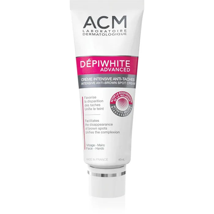Acm DÉPIWHITE ADVANCED - Crème Intensive Anti-Taches - Visage et Mains - Tous Types de Peaux, 40ml