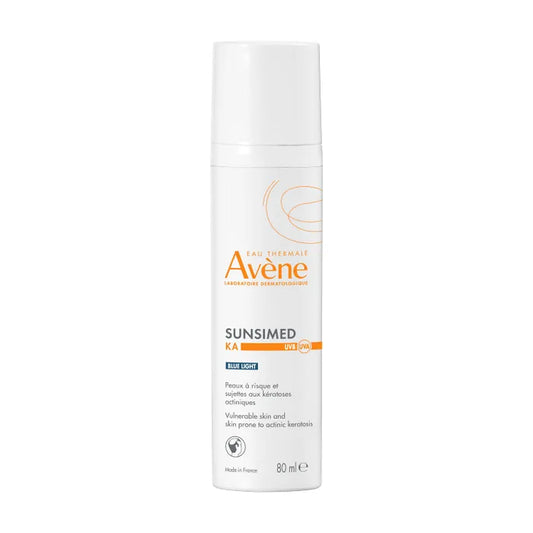 Avène SUNSIMED KA - Très Haute Protection Solaire SPF50+ - Visage et Corps - Peaux à Risque et Sujettes aux Kératoses Actiniques, 80ml