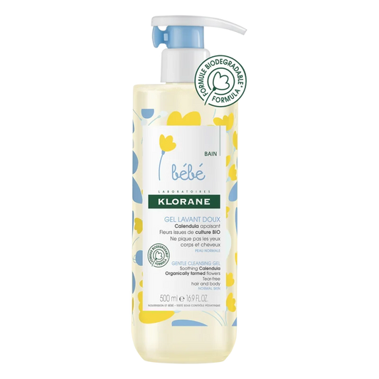 KLORANE Bébé Gel Lavant Doux pour Corps et Cheveux 500ml