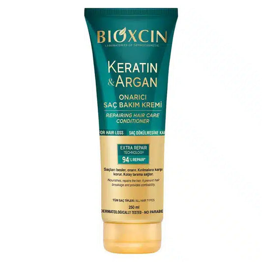 BIOXCIN CREME DE SOIN CAPILLAIRE A LA KERATINE ET ARGAN  ANTI CHUTE DE CHEVEUX 250ML