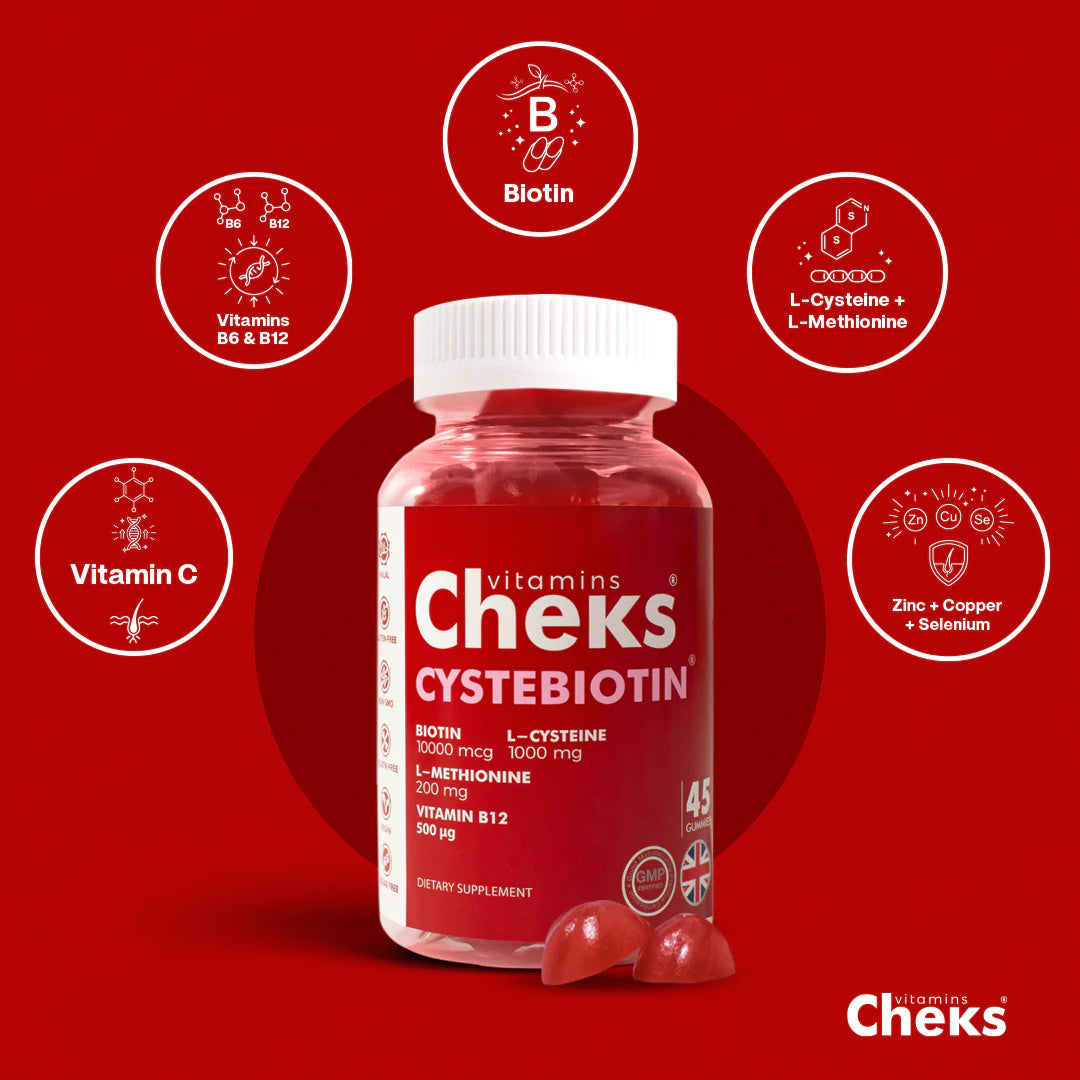 Cheks Cystebiotin Cheveux et ongles