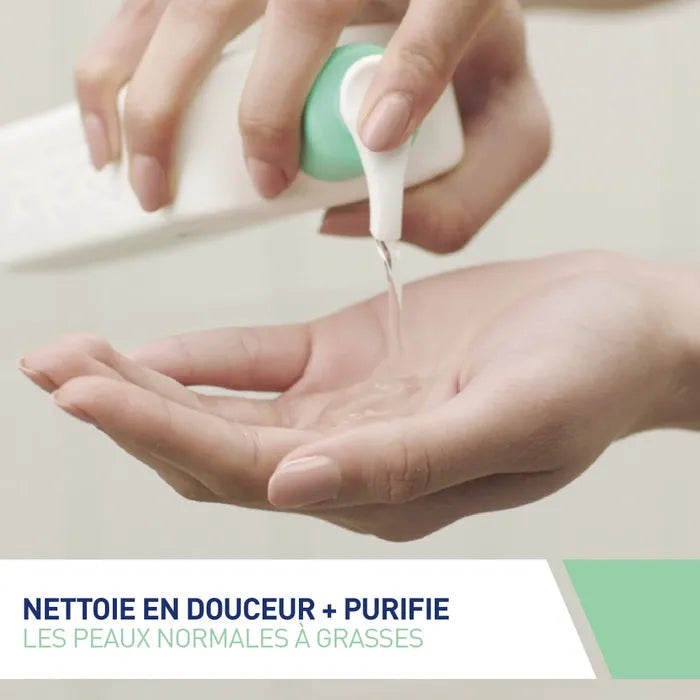 CeraVe Gel Moussant Visage - Peaux Normales à Grasses, 473 ml