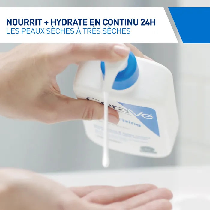 CeraVe Lait Hydratant Visage et Corps Pour les Peaux Sèches à Très Sèches, 236ml
