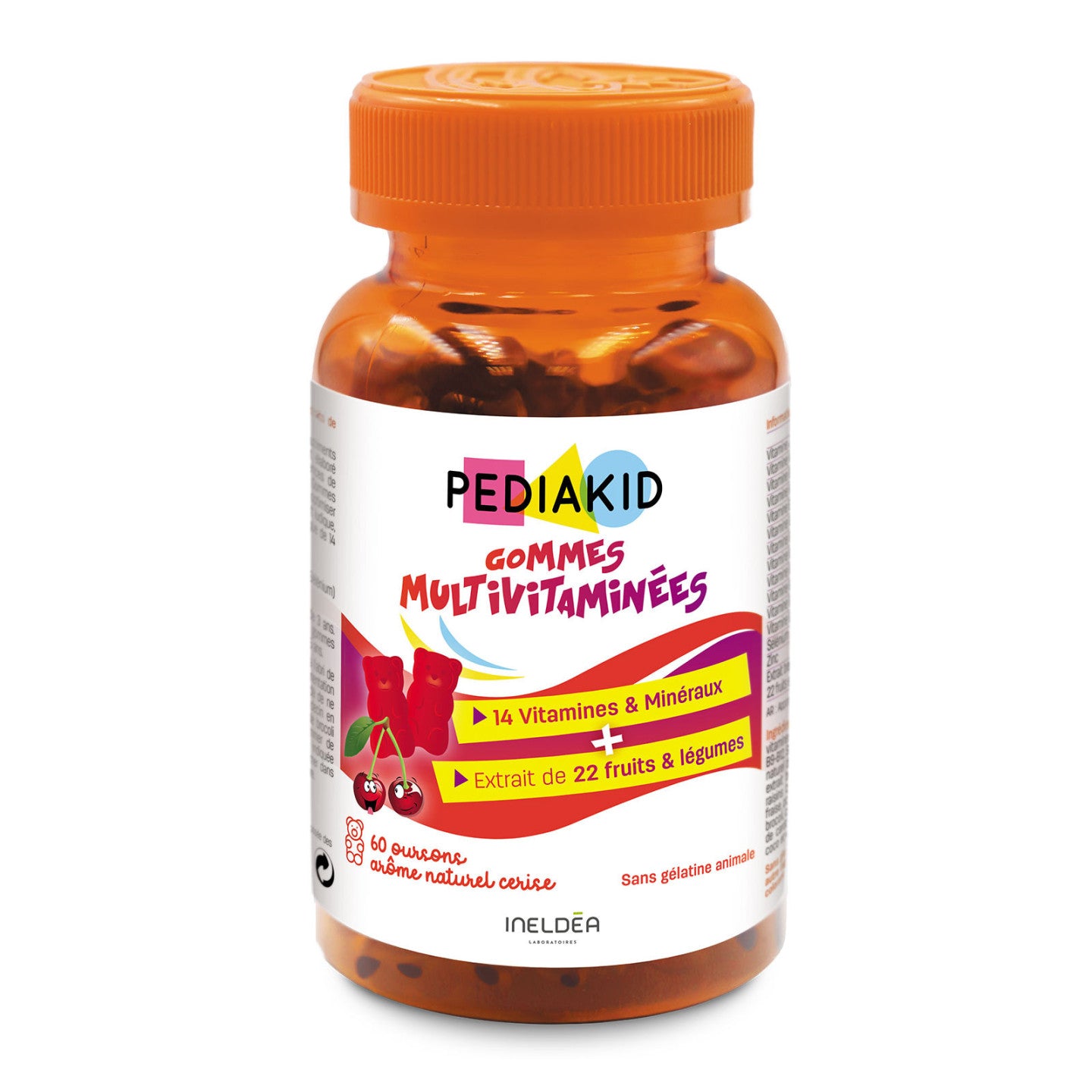 PediaKid Gummies Multivitamines Boite de 60