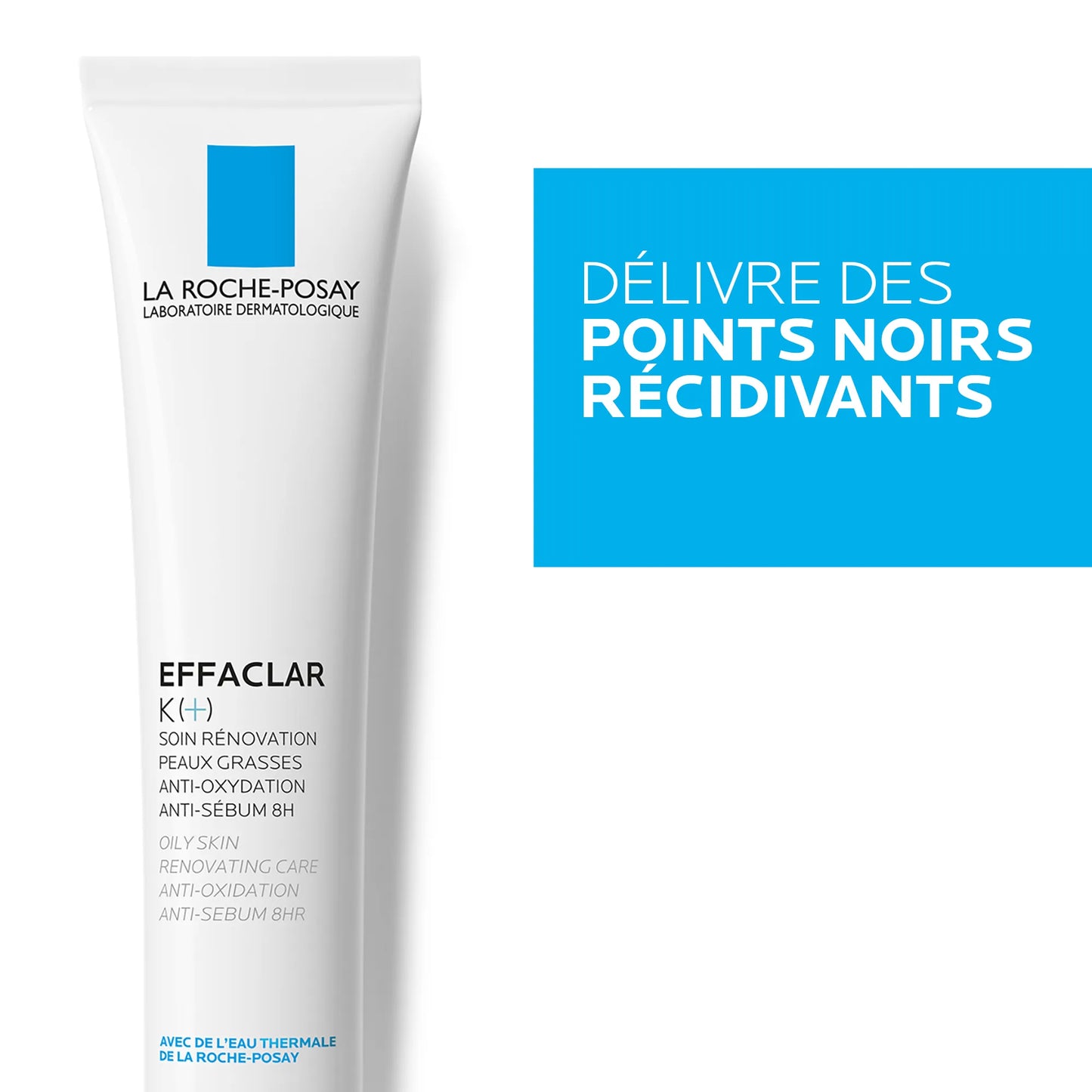 LA ROCHE  POSAY EFFACLAR K+ - Soin Visage Anti Points Noirs, 40ml