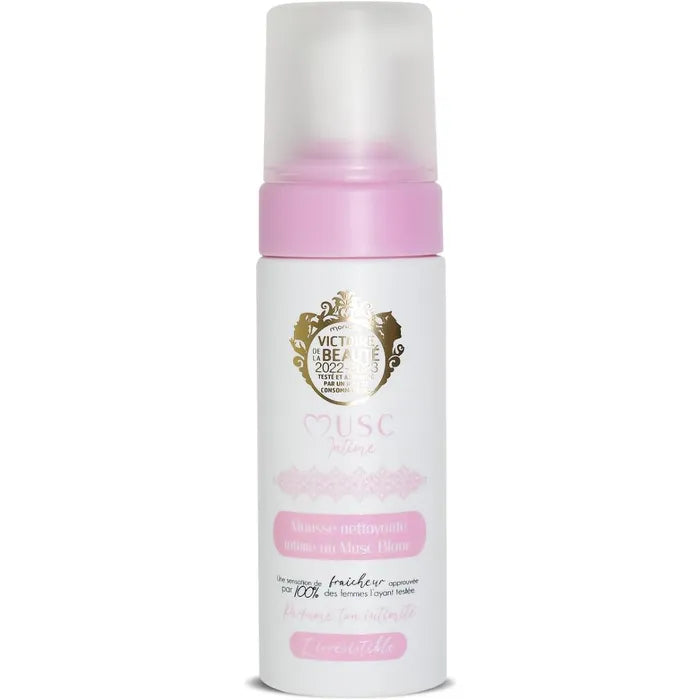 Musc Intime Mousse Intime Nettoyante au Musc Blanc, 150ml