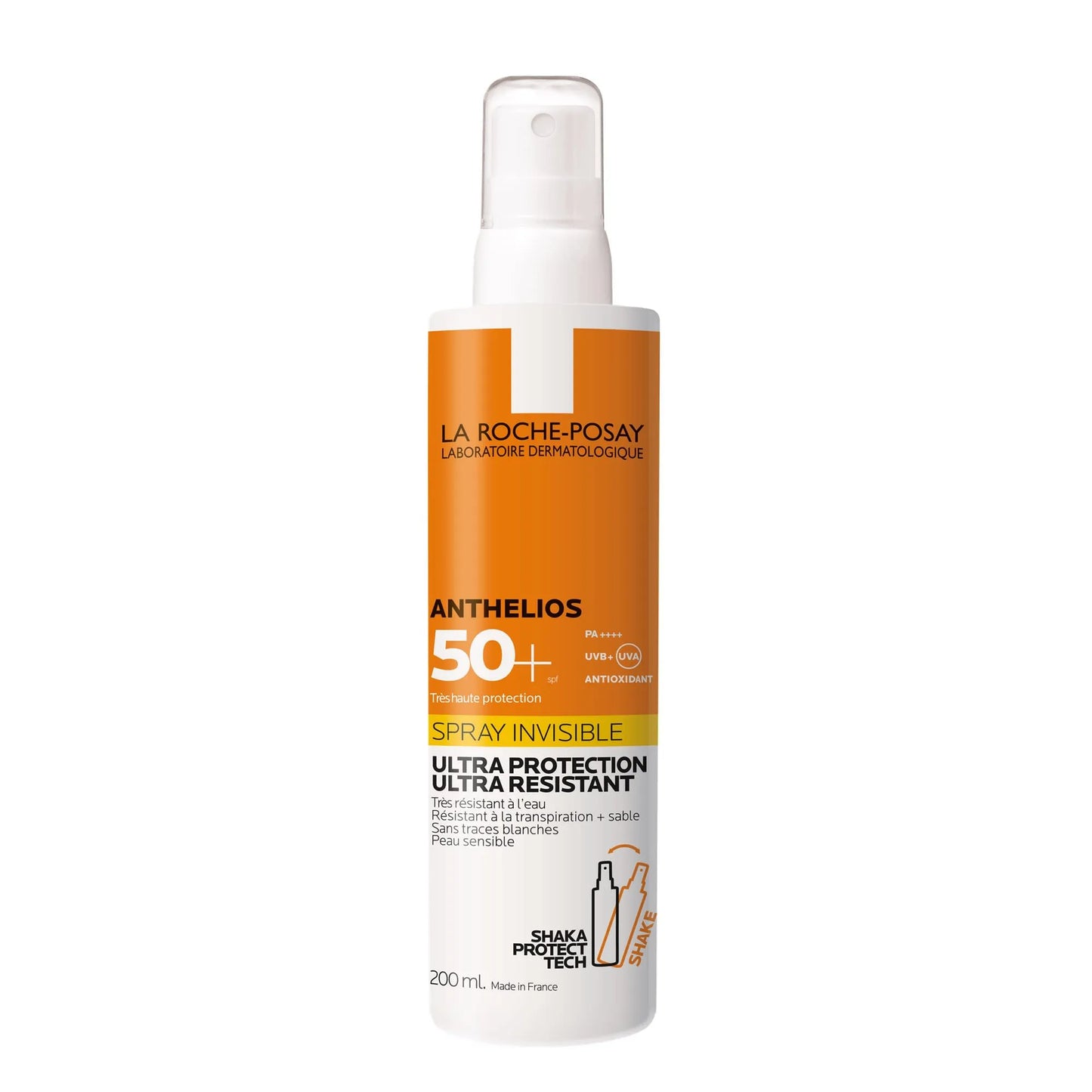 LA ROCHE ANTHELIOS - SPF50+ Spray Solaire Invisible Corps Avec Parfum, 200ml