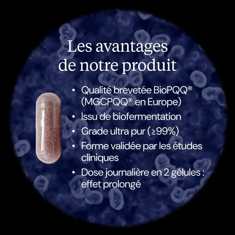 Dynevo PQQ - Pyrroloquinoléine quinone