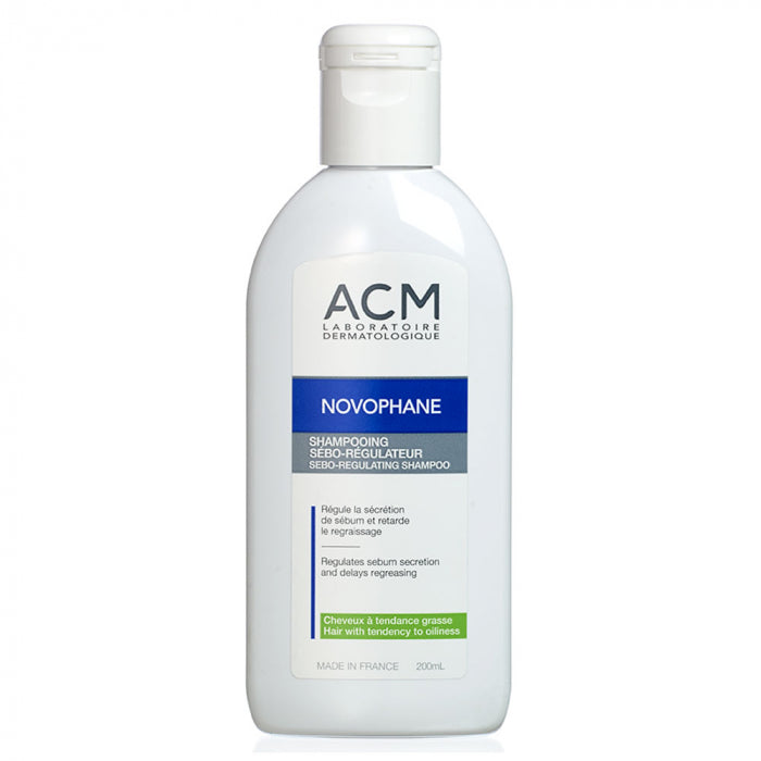 Acm NOVOPHANE - Shampooing Sébo-Régulateur - Cheveux à Tendance Grasse, 200ml