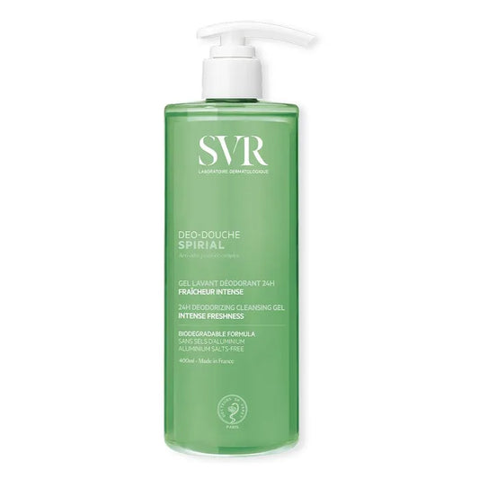 SVR SPIRIAL - Déo-Douche Gel Lavant Déodorant 24h, 400ml