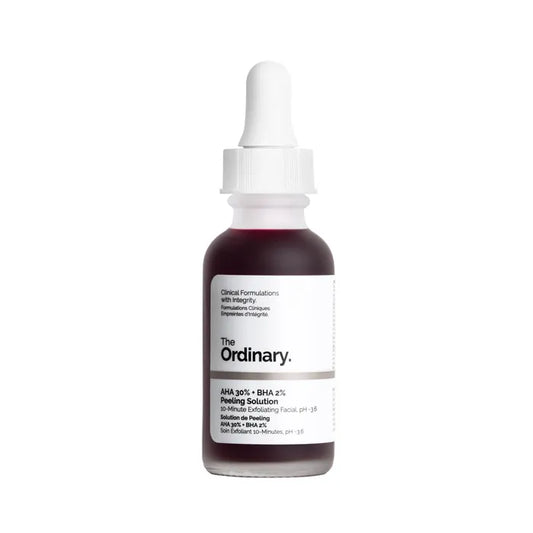 The Ordinary AHA 30% + BHA 2% - Solution de Peeling - Visage - Tous Types de Peaux, 30ml