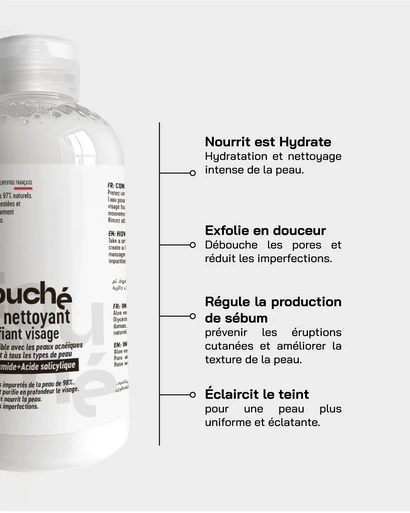 Touché Gel Nettoyant Purifiant Visage 250ml