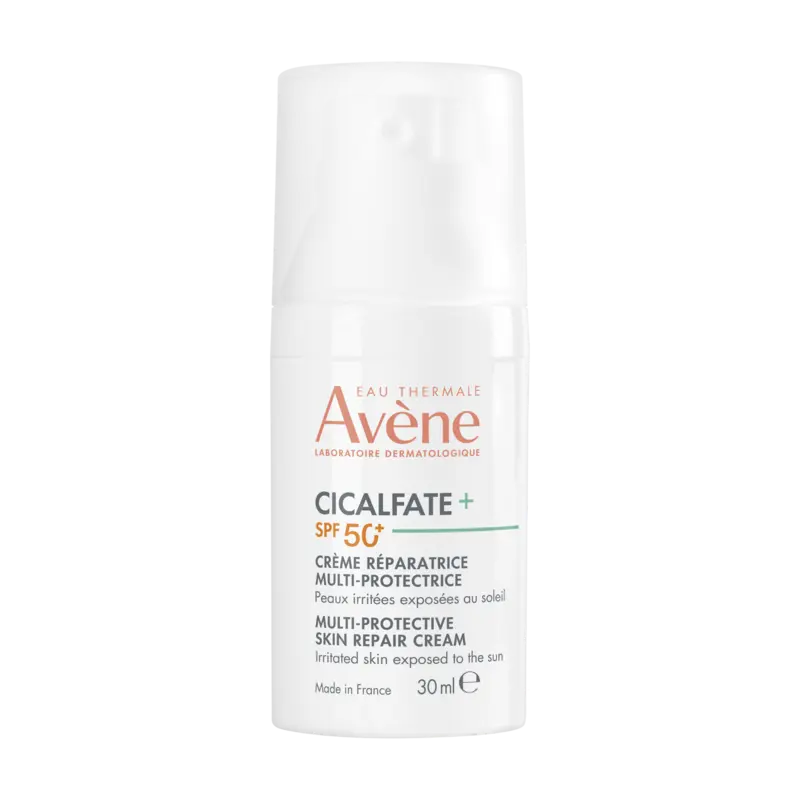 Avene CICALFATE+ - Crème Réparatrice Multi-Protectrice SPF50+ - Visage et Corps - Peaux Irritées, 30ml