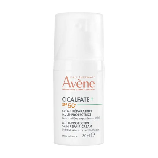 Avene CICALFATE+ - Crème Réparatrice Multi-Protectrice SPF50+ - Visage et Corps - Peaux Irritées, 30ml