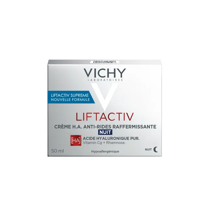Vichy LIFTACTIV SUPREME - Crème H.A. de Nuit Anti-Rides Raffermissante, 50ml